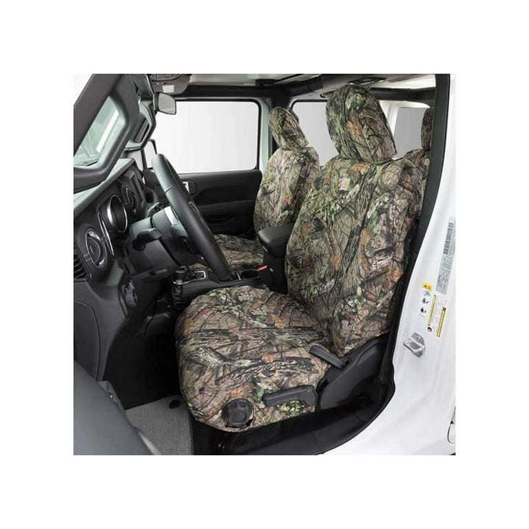 Covercraft 21-24 Ford F-150 Carhartt Camo SeatSaver Custom Front Row Seat Covers - Mossy Oak