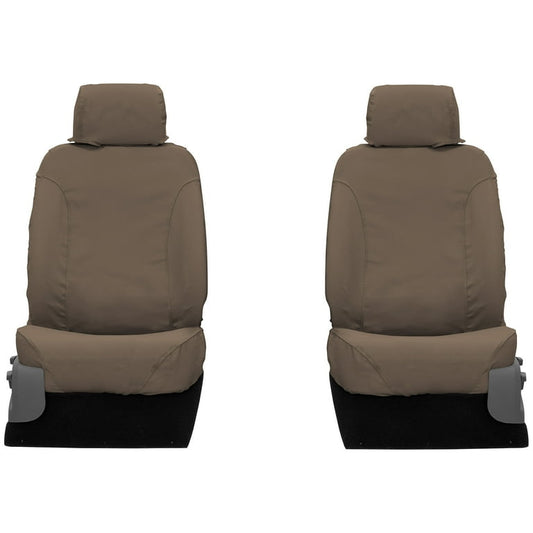 Covercraft 04-10 Ford Superduty Polycotton SeatSaver Custom Second Row Seat Covers - Wet Sand