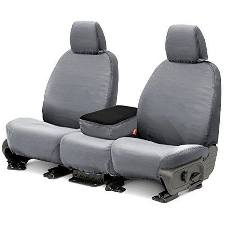 Covercraft 13-14 Toyota RAV4 Polycotton SeatSaver Custom Front Row Seat Covers - Grey