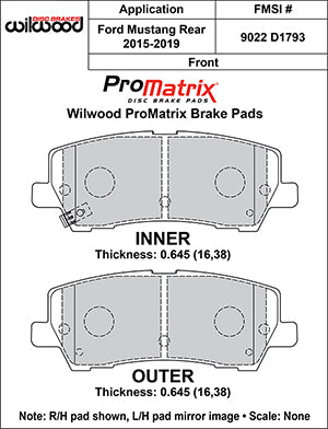 Wilwood High-Temperature BP 30 Racing Pads