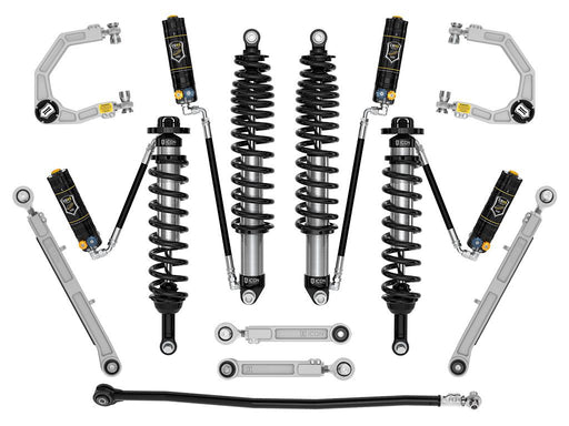 ICON 2024+ Toyota Tacoma 1.25in-3in Stage 5 Suspension System Billet w/ Triple Rate Spring