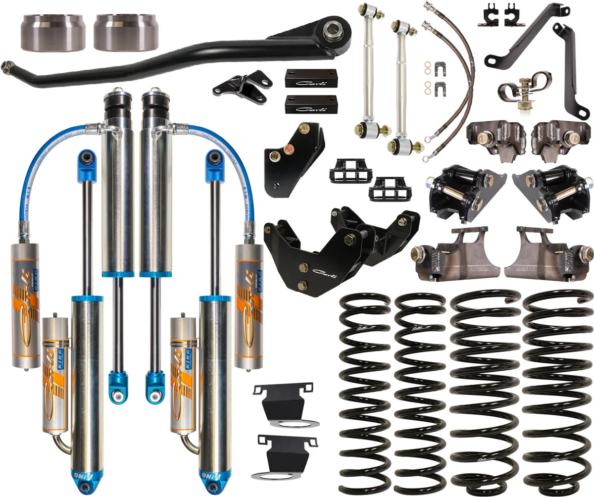 Carli 14-23 Ram 2500 4x4 Hemi/Pw Carli Custom King 3.0in Rr 3.25in Lift Front/Rear Shock Pkg AS-DD30SPKG-14-H