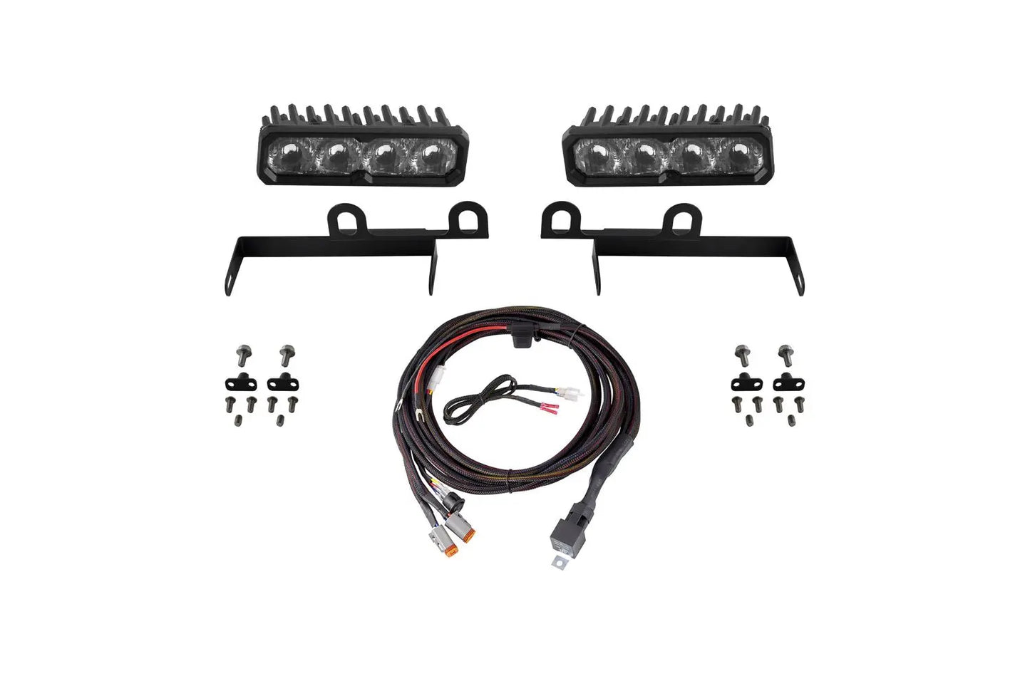 Diode Dynamics 2013-2018 Ram 1500 Ram SportExpress SS6 Sport LED Kit Yellow Fog 3000K Diode Dynamics