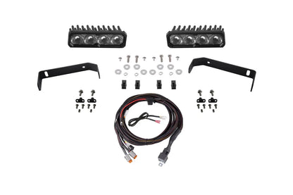 Diode Dynamics 2019-2021 Ford Ranger SS6 Sport LED Kit White Fog 6000K Diode Dynamics
