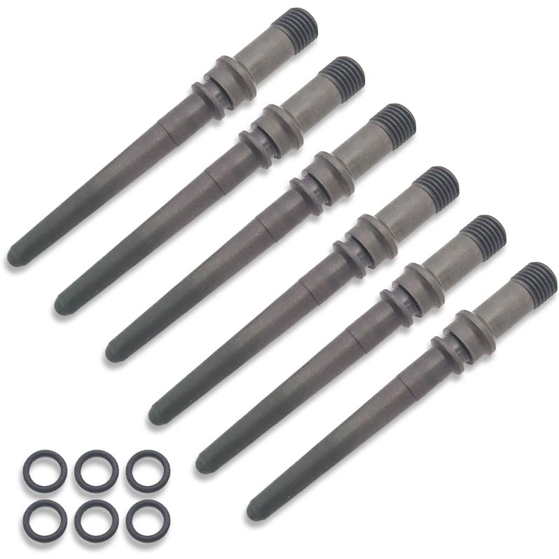 DDP 03-07 Dodge Cummins 5.9L Connector Tube w/O-Ring (Set of 6)