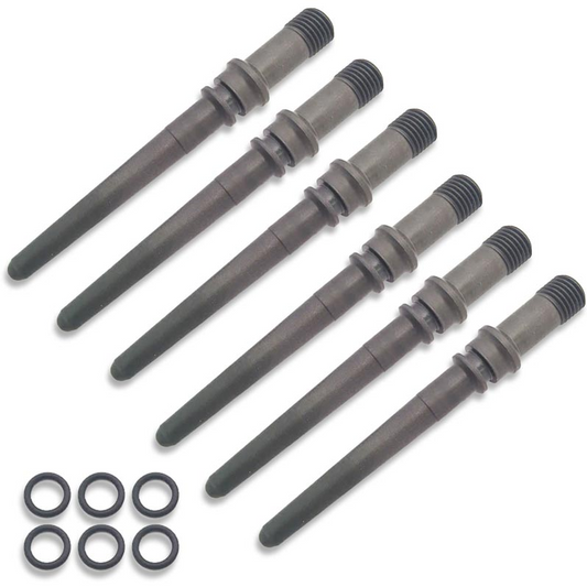 DDP 03-07 Dodge Cummins 5.9L Connector Tube w/O-Ring (Set of 6)