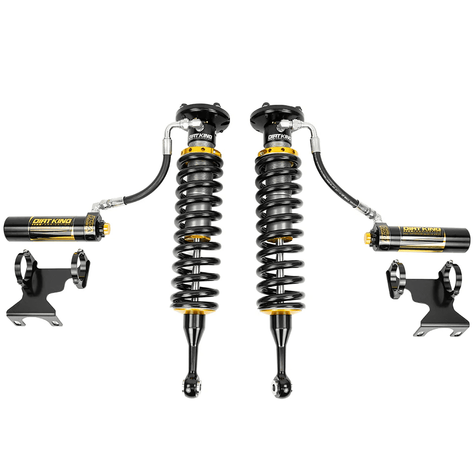 King Shocks 2021+ Armor Spec GM 1500 SUV Front Coil Overs w/ Compression Adjusters (Pair)