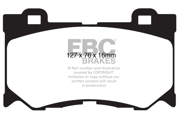 EBC RedStuff Front Brake Pads - DP31823C