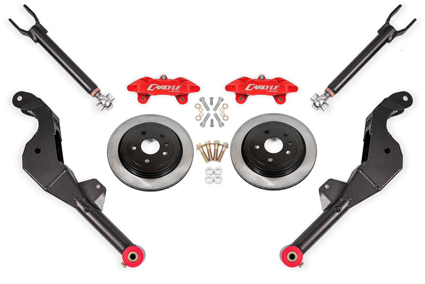 BMR 08-09 Pontiac G8 / 14-17 Chevrolet SS 15in Conversion Kit w/ Solid Rotors & Red Calipers