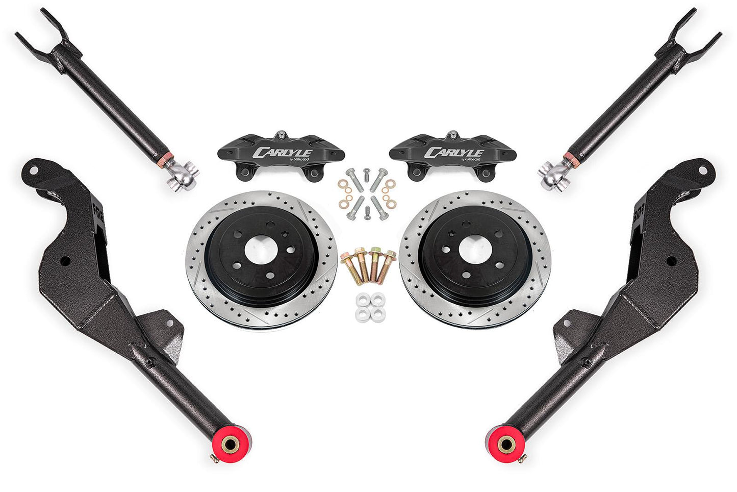 BMR 14-17 Chevrolet SS 15in Conversion Kit w/ Drilled & Slotted Rotors & Black Calipers