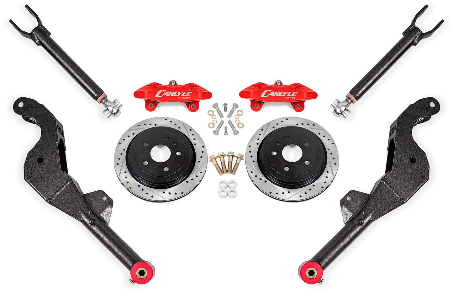 BMR 14-17 Chevrolet SS 15in Conversion Kit w/ Drilled & Slotted Rotors & Red Calipers