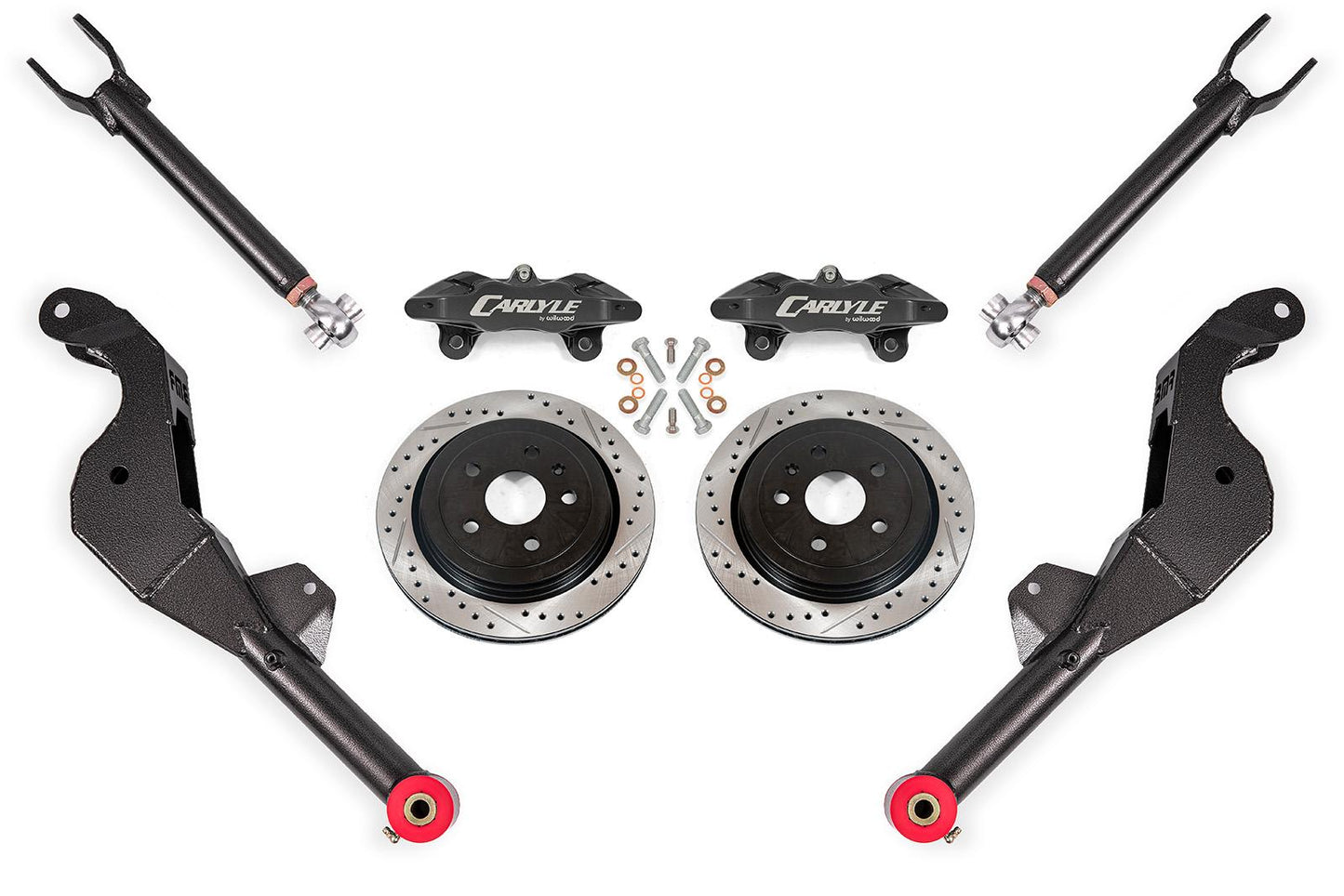 BMR 10-15 Chevrolet Camaro 15in Conversion Kit w/ Drilled & Slotted & Black Calipers