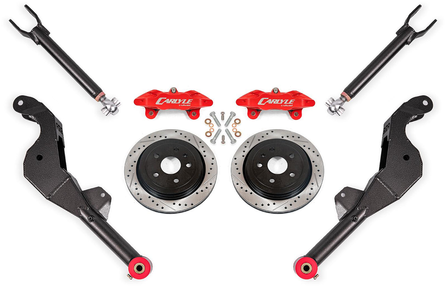 BMR 10-15 Chevrolet Camaro 15in Conversion Kit w/ Drilled & Slotted & Red Calipers