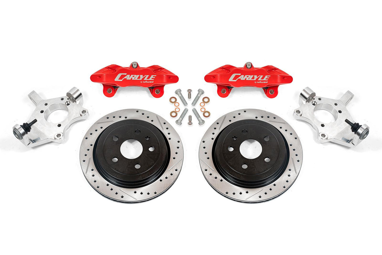 BMR 05-13 Chevrolet Corvette 15in Conversion Kit w/ Drilled & Slotted Rotors & Red Calipers