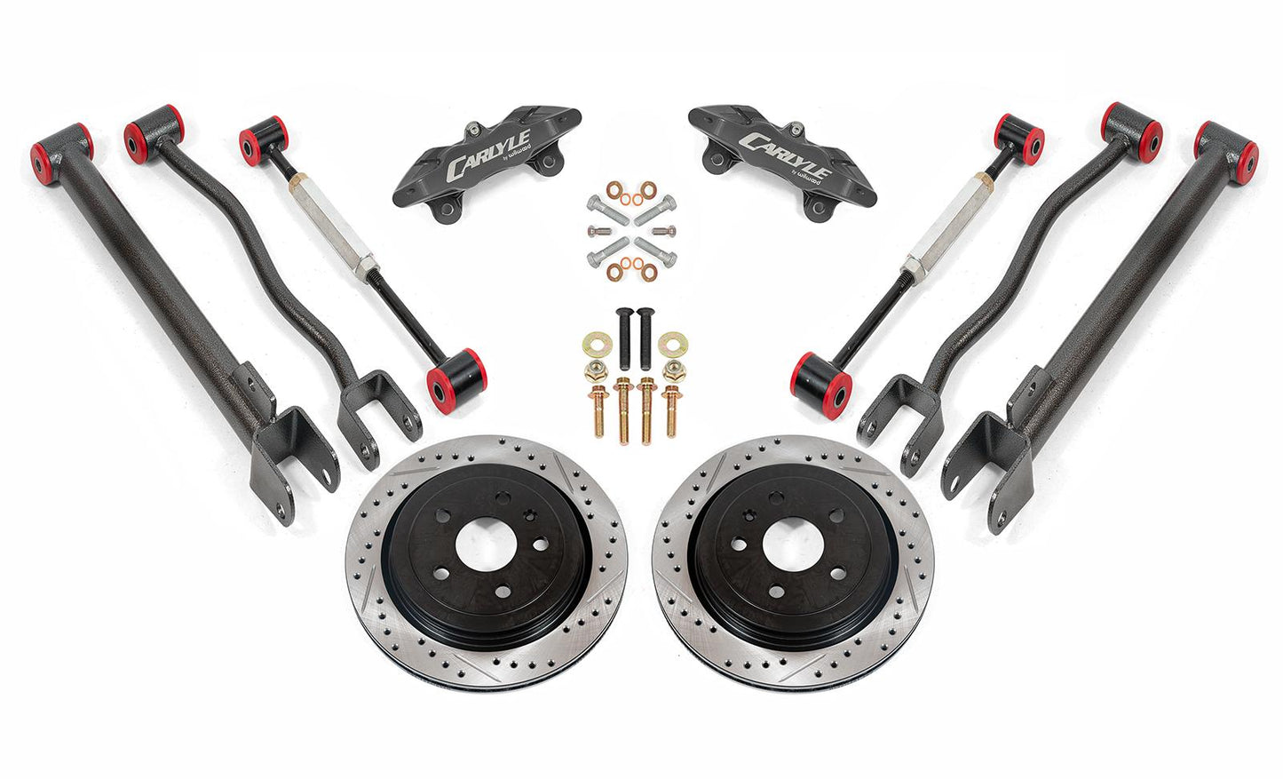 BMR 08-14 Cadillac CTS-V 15in Conversion Kit w/ Drilled & Slotted Rotors & Black Calipers