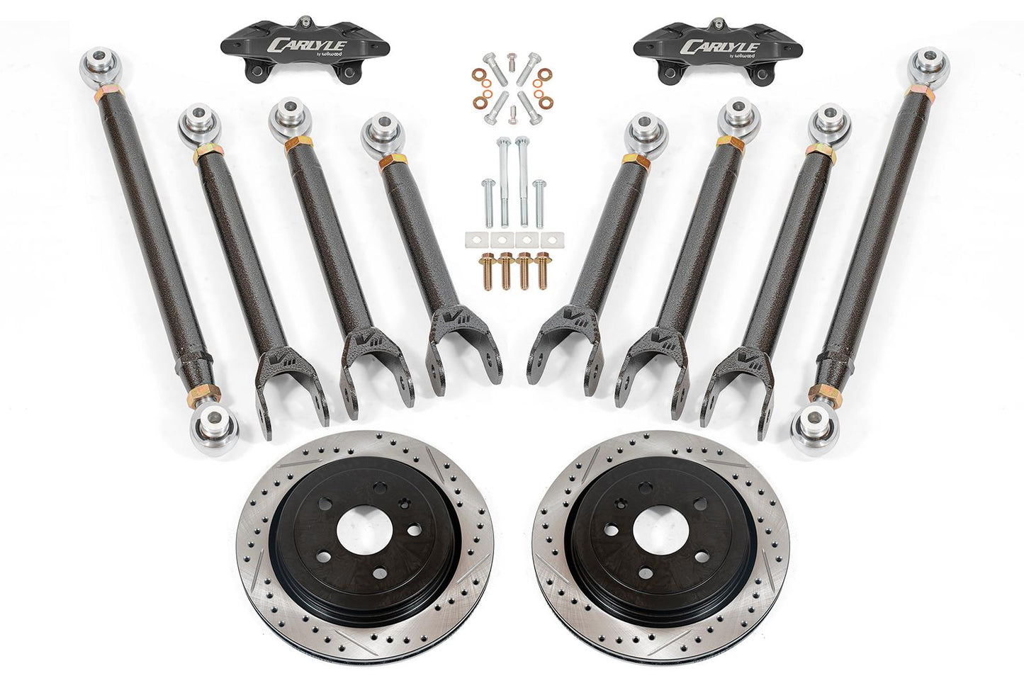 BMR 15-19 Cadillac CTS-V 15in Conversion Kit w/ Drilled & Slotted Rotors & Black Calipers