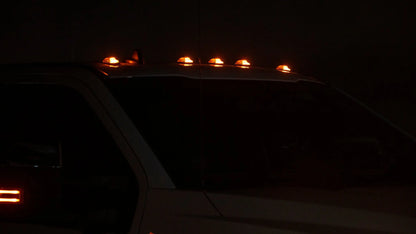 OLM Cab Light Replacement Set (Smoke Lens/Amber Light) - 2017-2022 Ford Super Duty F250/F350
