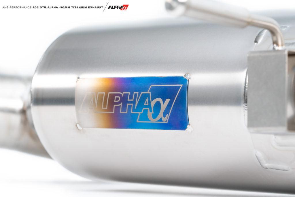 AMS Performance Alpha 102mm Titanium Exhaust for Nissan GTR R35 VR38