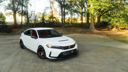 OLM Full Replacement Carbon Fiber Mirror Covers w/Turn Signal - 2022+ Honda Civic / Type R / 2023+ Acura Integra