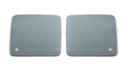 OLM Convex Mirrors with Defrosters and BSM (Chrome) - 2018+ Wrangler