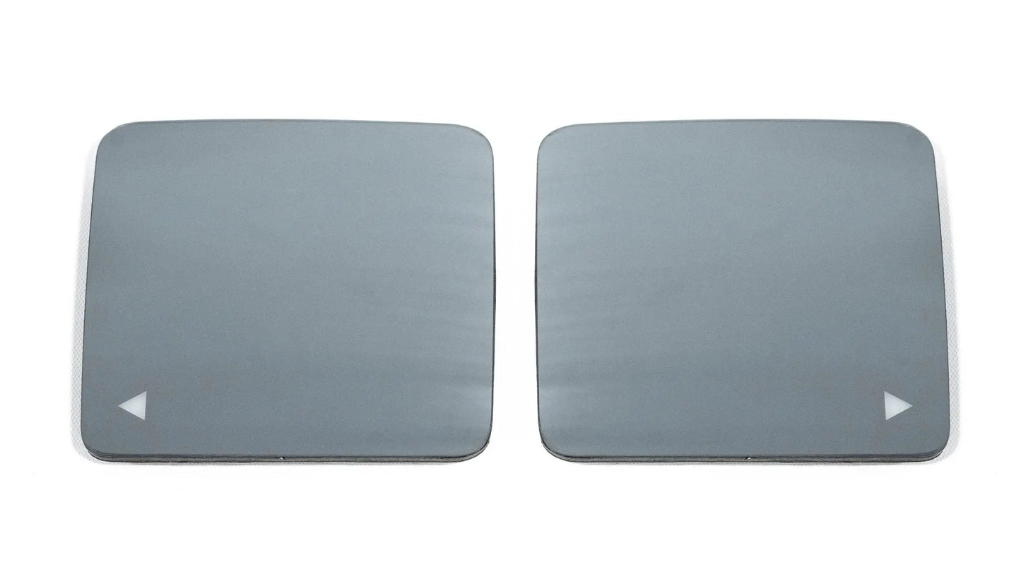 OLM chrome heated wide angle mirrors with blind spot monitoring for 2018-2026 Wrangler JL