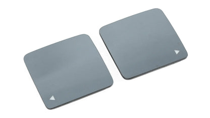 OLM Convex Mirrors with Defrosters and BSM (Chrome) - 2018+ Wrangler