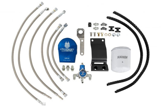 Sinister Diesel Regulated Fuel Return Kit for 99-03 Ford Powerstroke 7.3L w/ Integrated Fuel Filter Sinister Diesel