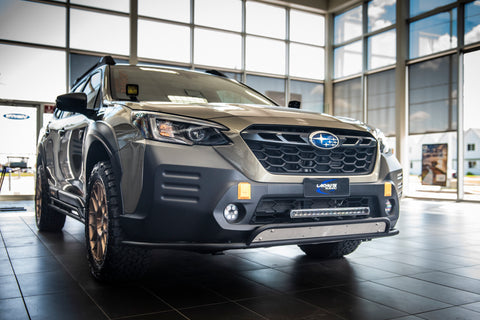 LP Aventure 2024+ Crosstrek Wilderness Small Bumper Guard - Bare (Incl Front Plate) FLP-CTW-24-GUARD-S-B