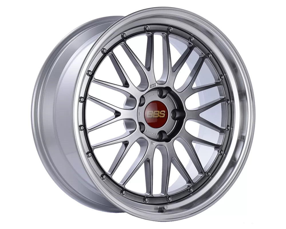 BBS LM 19x9.5 5x112 ET23 Diamond Black Center Diamond Cut Lip Wheel - 82mm PFS/Clip Required