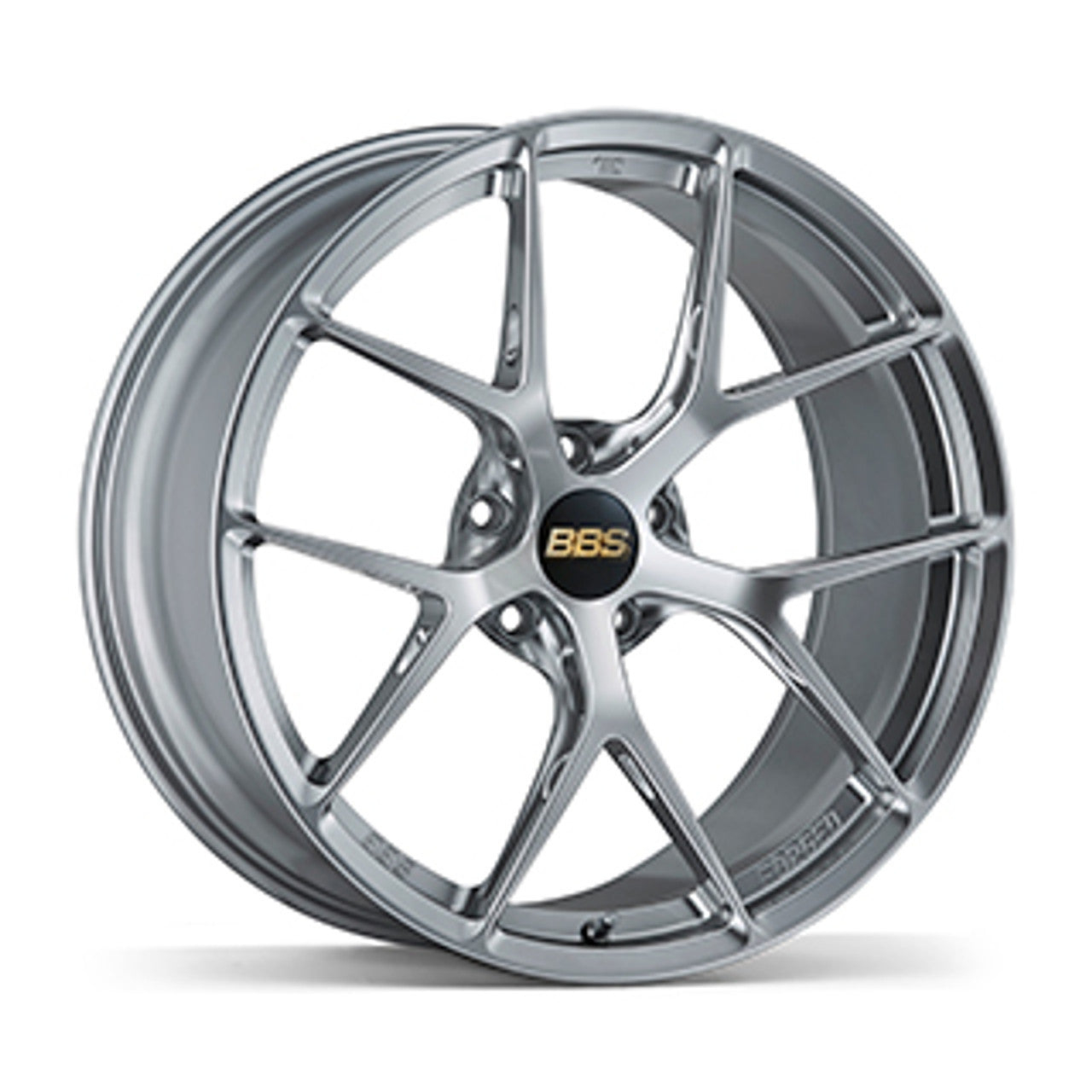 BBS RE-V7 20x9.5 5x112 ET15 Gloss Diamond Silver Wheel 82mm PFS/Clip Required REV7062DS