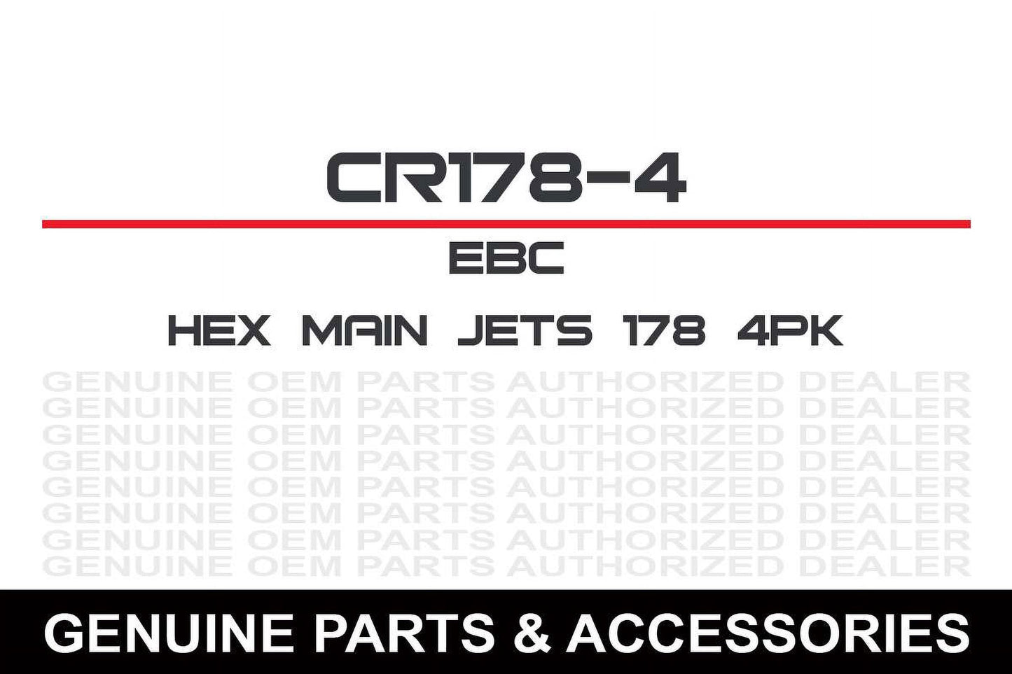 Jets Keihin Hex CR178 - 4 Pack EBC