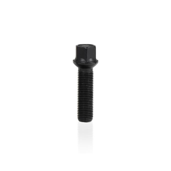 Eibach Wheel Bolt M14 X 1.5 X 37mm X 19mm Hex Spinning Round-Seat Black Finish