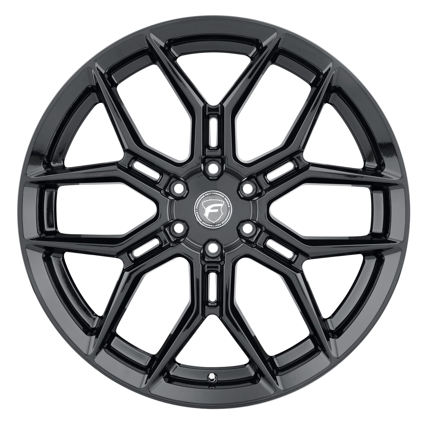 Forgestar X12 22x10 / 6x135 BP / ET30 / 6.68in BS Gloss Black Wheel