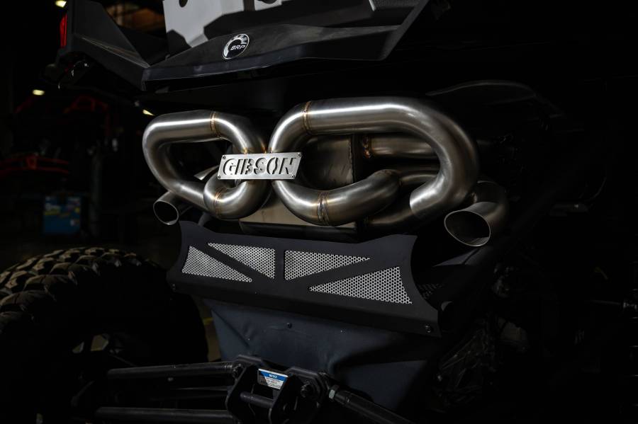Gibson 17-23 Can-Am Maverick X3 Turbo, 304 Stainless 2.25 Exhaust - 98053 Gibson