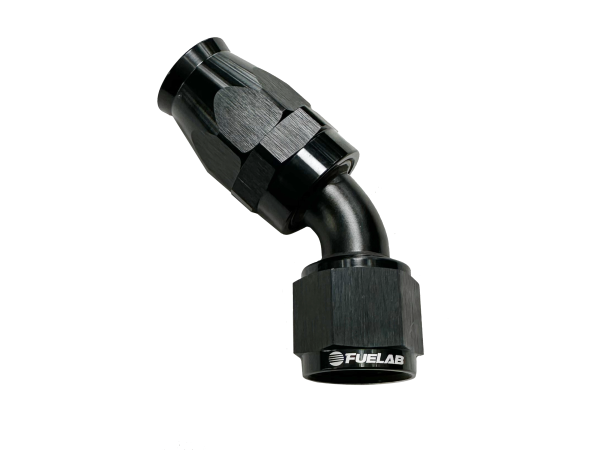 Fuelab PTFE Swivel Hose End Fitting - 45 Degree - 10AN