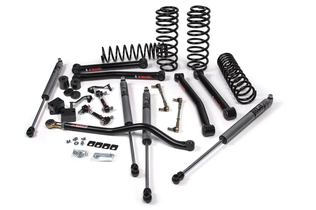 JKS Jeep JL J-Konnect 2.5in 4Dr w/Fox 2.0 Performance Series Shocks STD Rate Coils