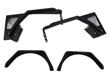 Fishbone Offroad 1997-2006 Jeep Wrangler TJ & Wrangler Unlimited LJ Front and Rear Tube Fender Set FB23029