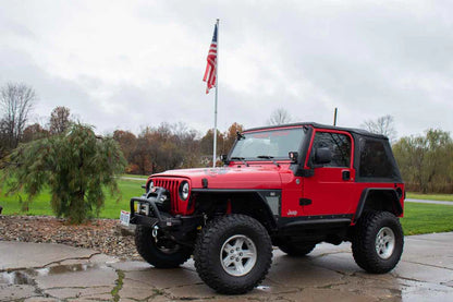 Fishbone Offroad Front Tube Fenders for 1997-2006 Jeep Wrangler FB23239
