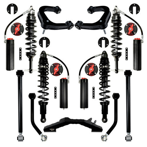 Rock Krawler 2021+ Ford Bronco 3in X Factor Pro System w/ Billet Arms - Stage 2 w/ FAST CD Adjusters