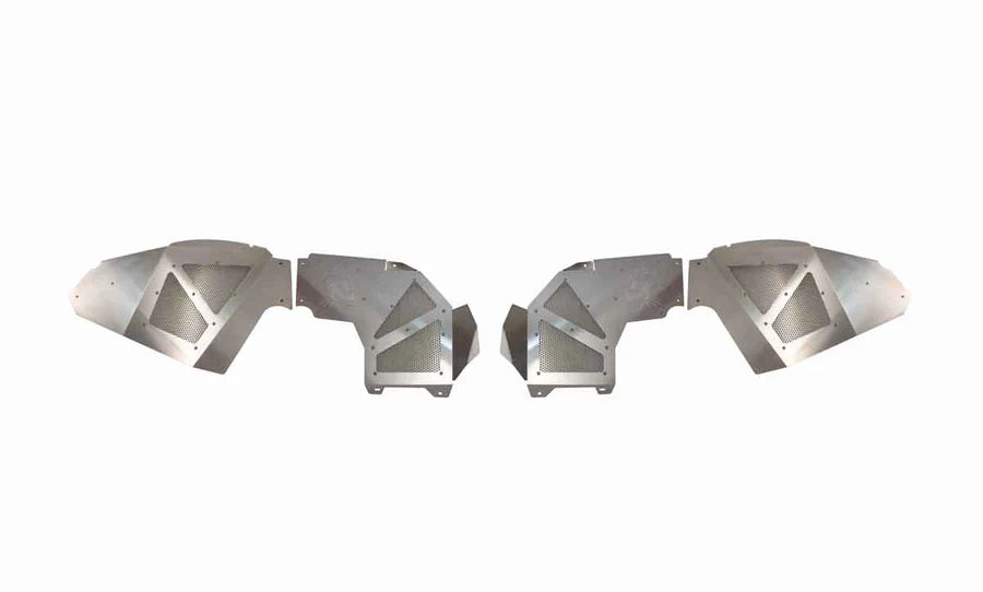 Fishbone Offroad 2018-Current Jeep Wrangler JL Raw Aluminum Inner Fenders - Legacy Model - Set FB33108
