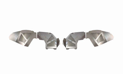 Fishbone Offroad 2018-Current Jeep Wrangler JL Raw Aluminum Inner Fenders - Legacy Model - Set FB33108