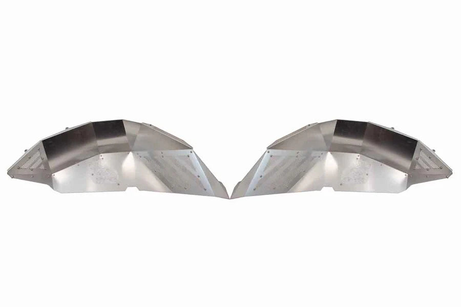 Fishbone Offroad RAW Aluminum Inner Fenders for 2018 & Up Jeep Wrangler/Gladiator FB33192F