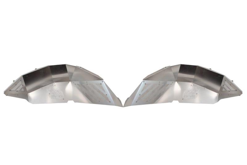 Fishbone Offroad RAW Aluminum Inner Fenders for 2018 & Up Jeep Wrangler FB33192R