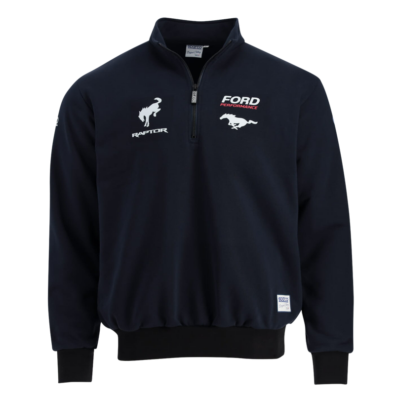 Sparco Swtshrt Zip Www Blk Lrg