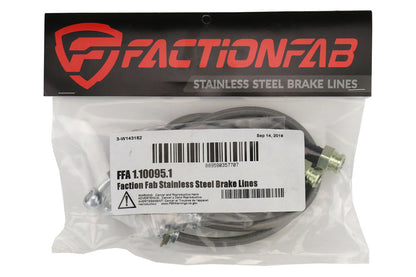 FactionFab Rear Stainless Steel Brake Lines Subaru WRX 2002-2007