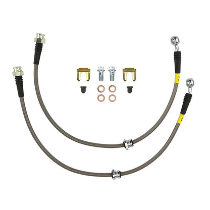 FactionFab Rear Stainless Steel Brake Lines Subaru STI 2004-2007