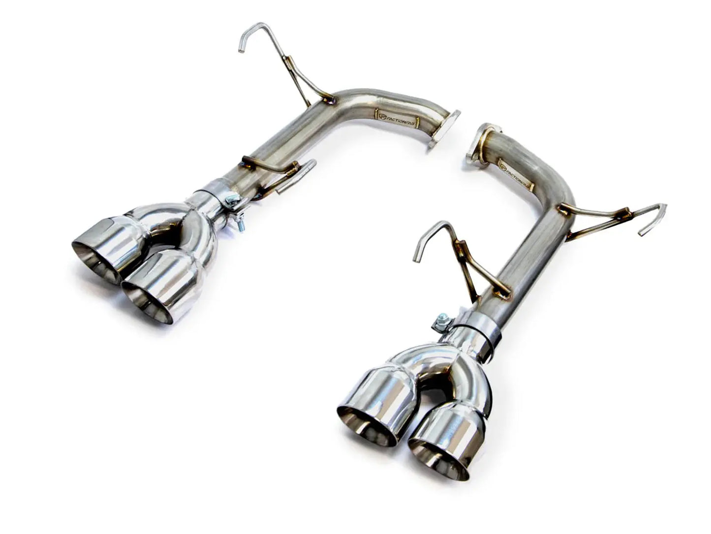 FactionFab Axle Back Exhaust Dual Polished Tip 2022+ WRX
