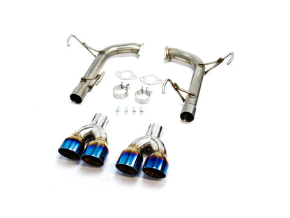 FactionFab Axle Back Exhaust Dual Burnt Stainless Tip 2022+ WRX