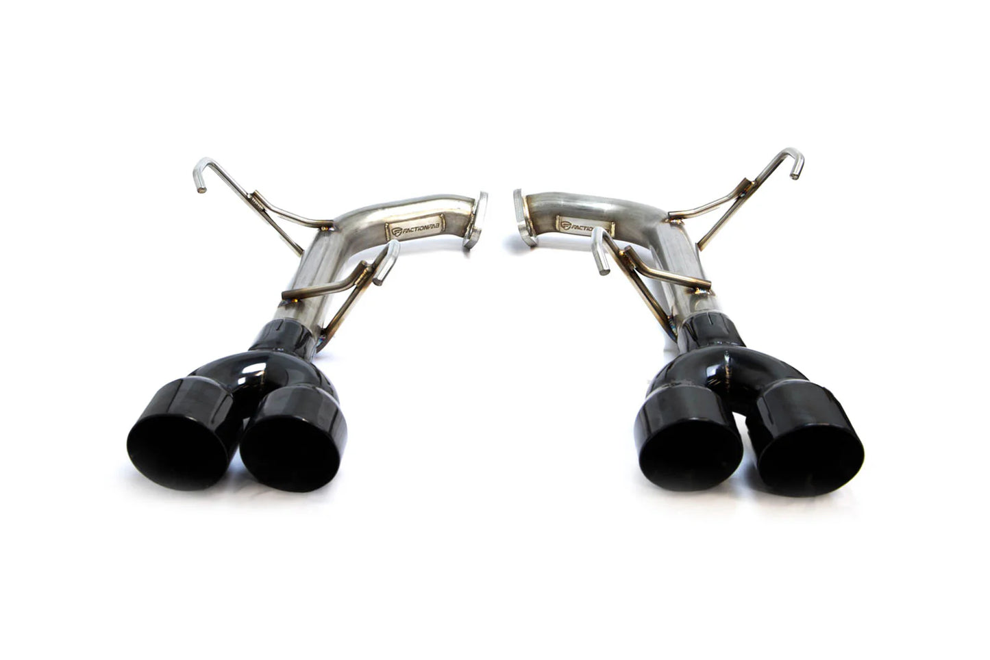 FactionFab Axle Back Exhaust Dual Black Chrome Tip 2022+ WRX