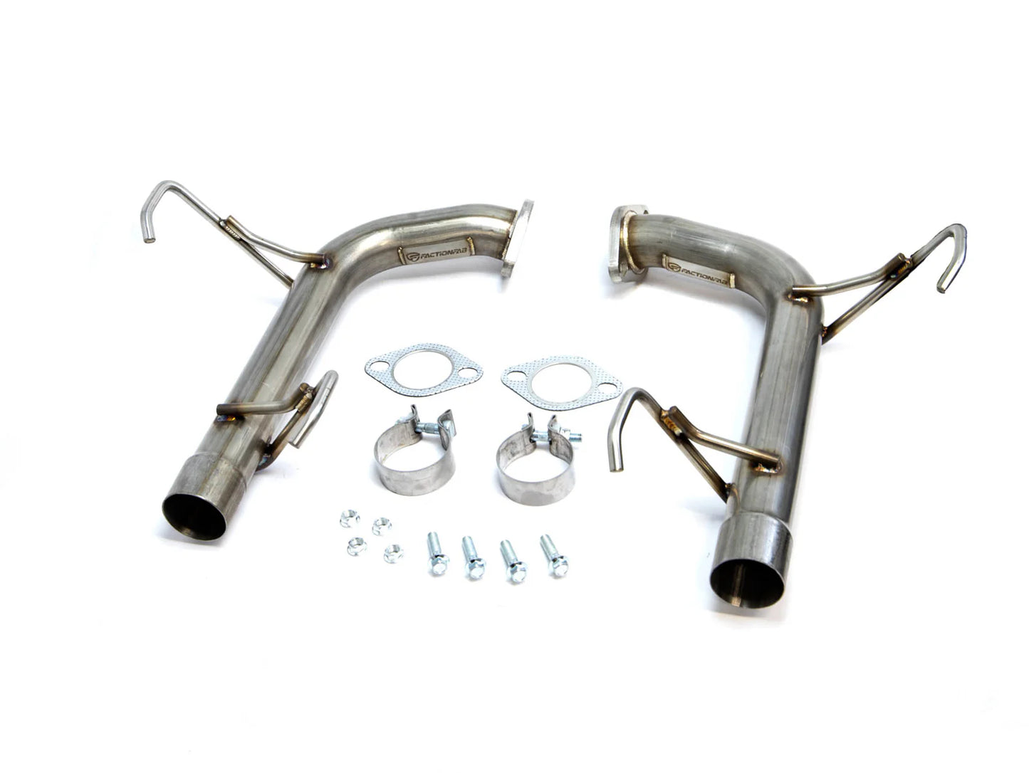 FactionFab Axle Back Exhaust Dual Black Chrome Tip 2022+ WRX